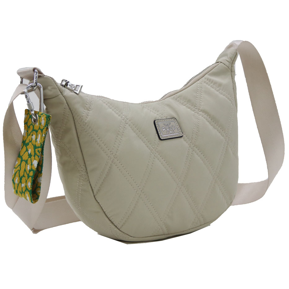 2244.OFF-WHITE.2 Γυναικεία τσάντα χιαστί κωδ. 2244 | VQF Polo Line - Image 3