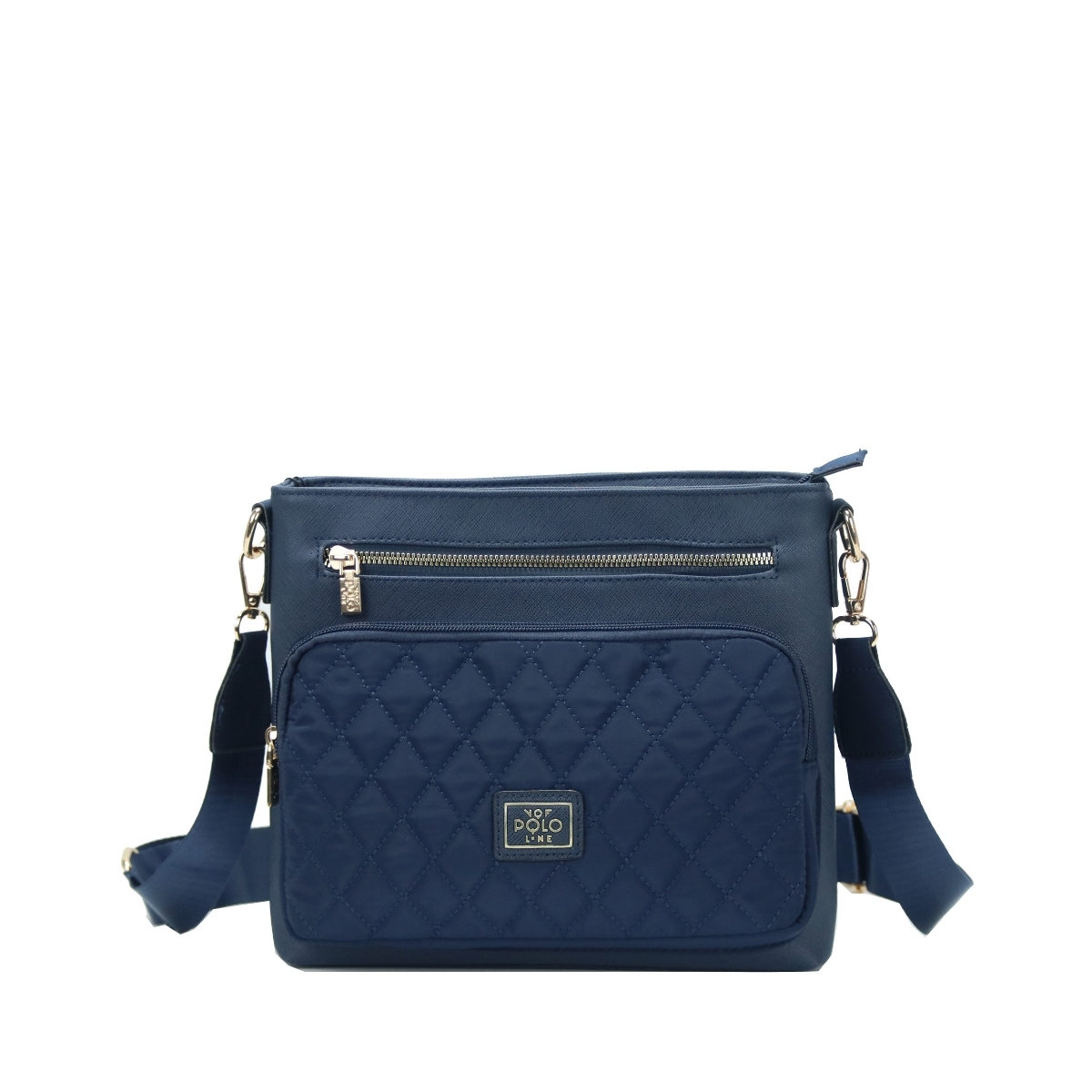 2301.BLUE_.1 Γυναικεία τσάντα χιαστί κωδ. 2301 | VQF Polo Line - Image 1