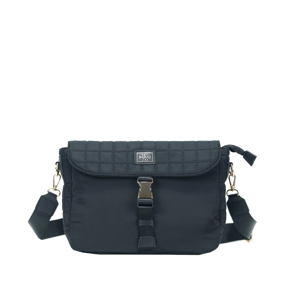 2304.BLACK_.1 Γυναικεία τσάντα χιαστί κωδ. 2304 | VQF Polo Line - Image 3