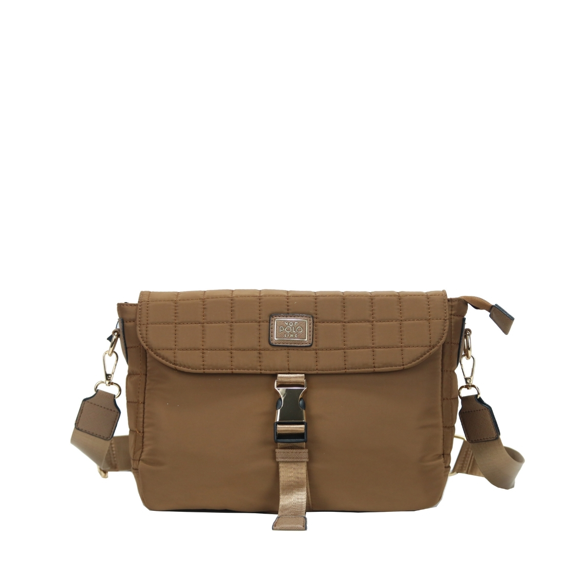 2304.CAMEL_.1 Γυναικεία τσάντα χιαστί κωδ. 2304 | VQF Polo Line - Image 2