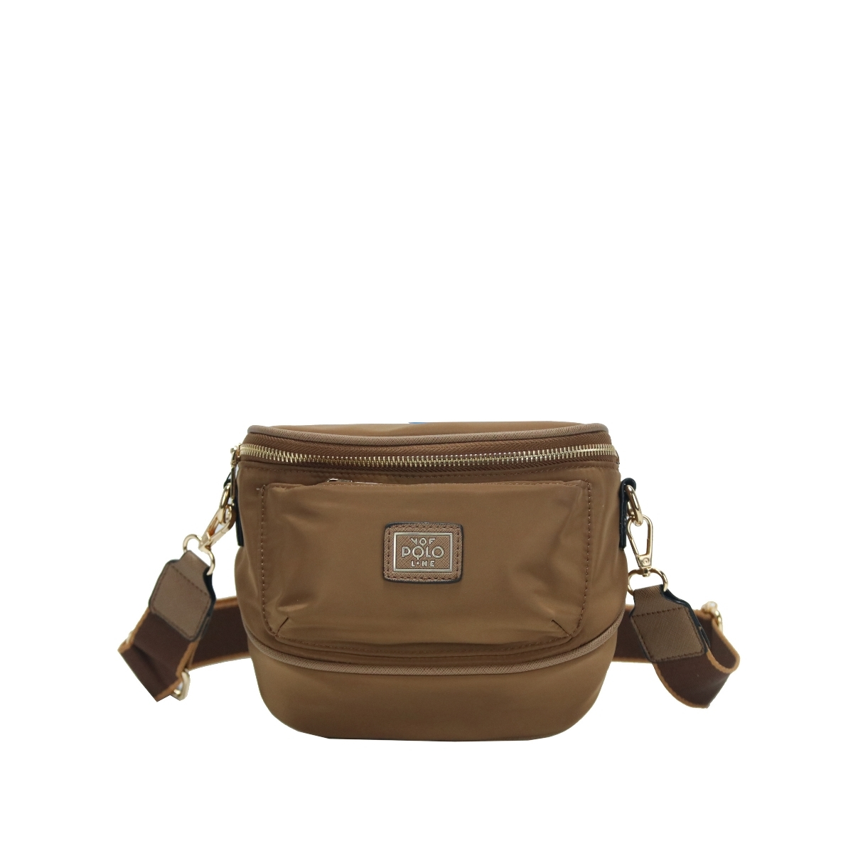 2306.CAMEL_.1 Γυναικεία τσάντα χιαστί κωδ. 2306 | VQF Polo Line - Image 1