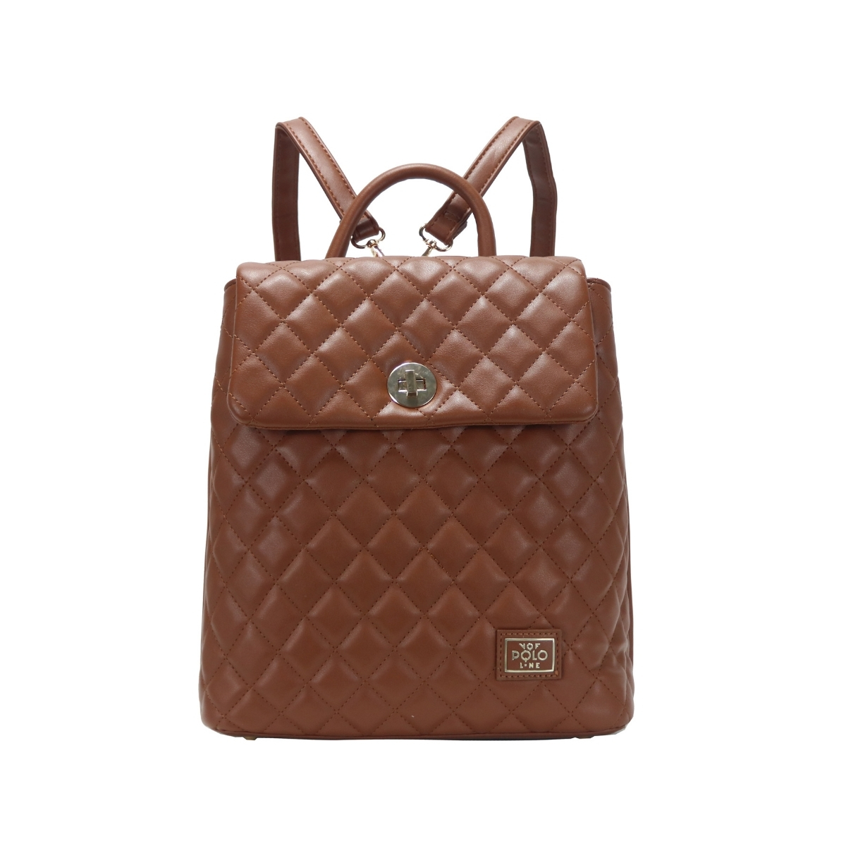 2314.BROWN_.1 Γυναικεί τσάντα πλάτης κωδ. 2314 | VQF Polo Line - Image 1