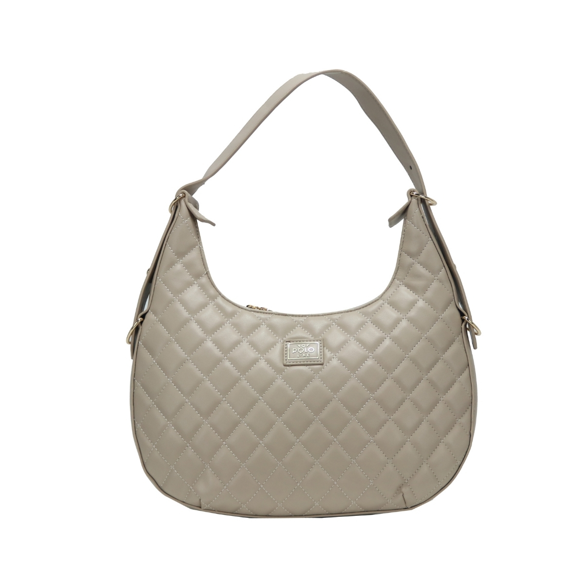 2317.DARK-BEIGE.1 Γυναικεία τσάντα ώμου κωδ. 2317 | VQF Polo Line - Image 2