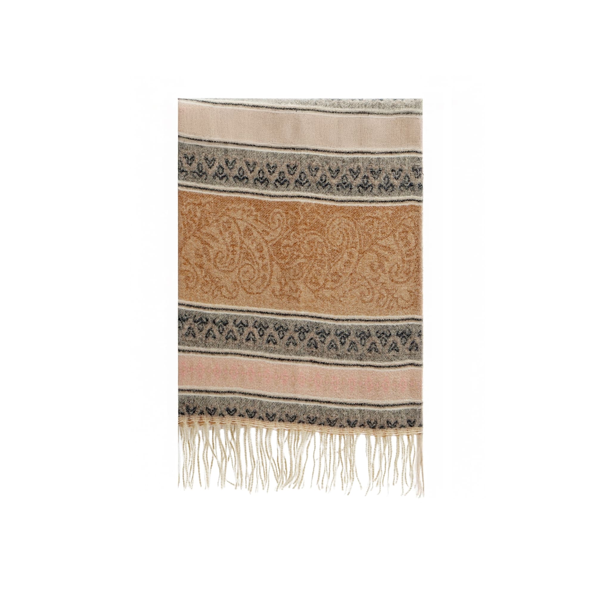 58212.BEIGE-PINK-min Γυναικεία Πασμίνα 19V69 Italia | κωδ. 58212 - Image 5