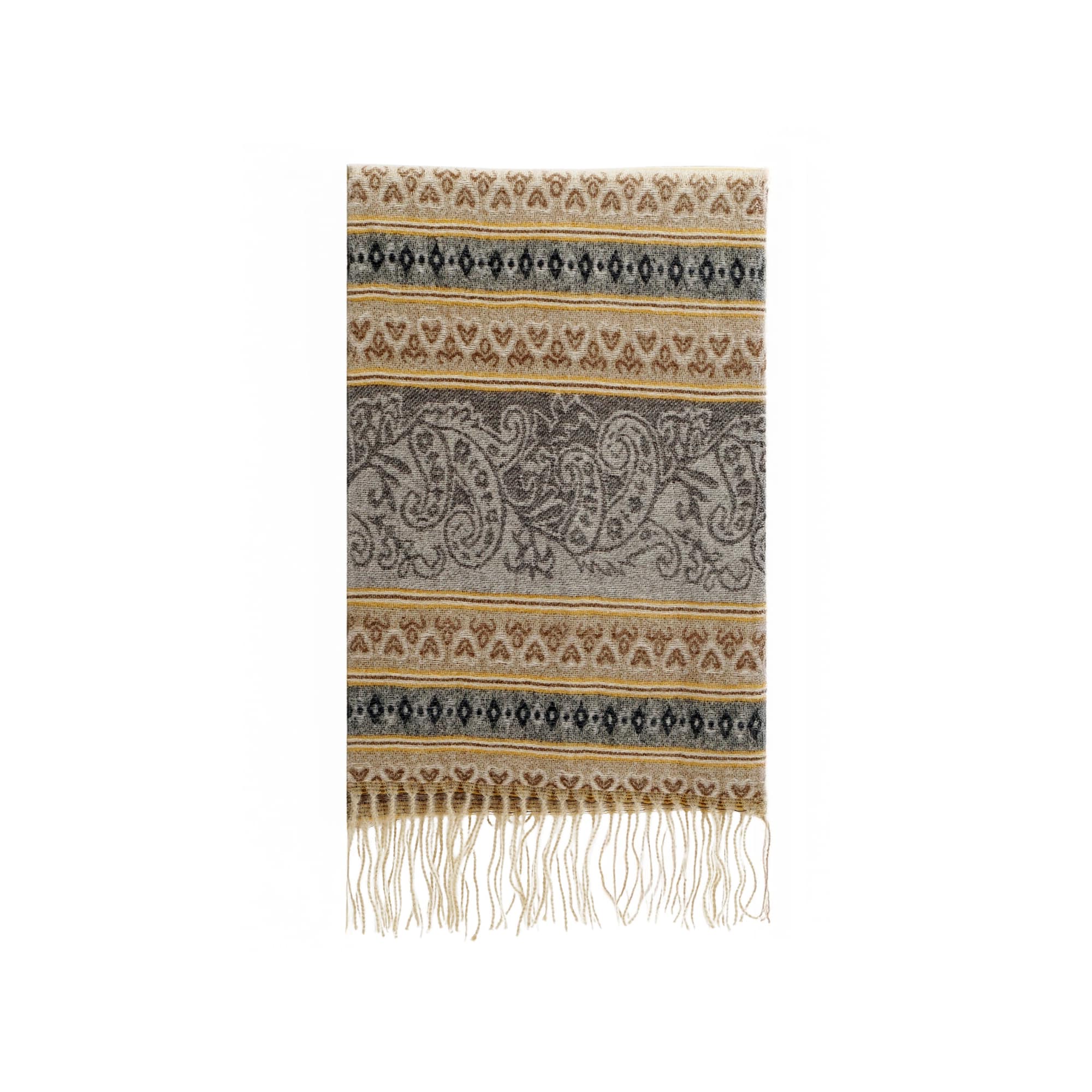 58212.GREY-BEIGE-min Γυναικεία Πασμίνα 19V69 Italia | κωδ. 58212 - Image 3