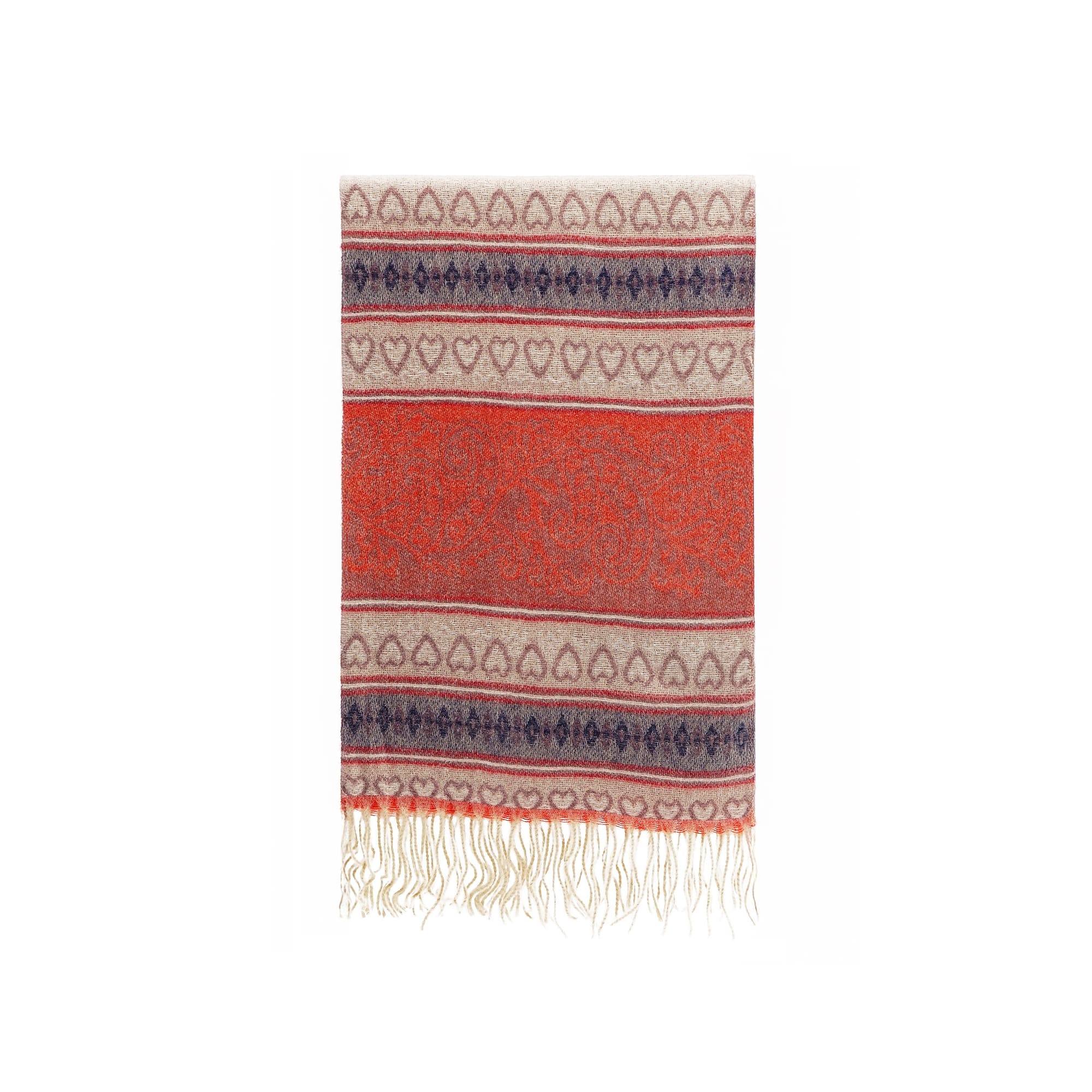 58212.RED-min Γυναικεία Πασμίνα 19V69 Italia | κωδ. 58212 - Image 2