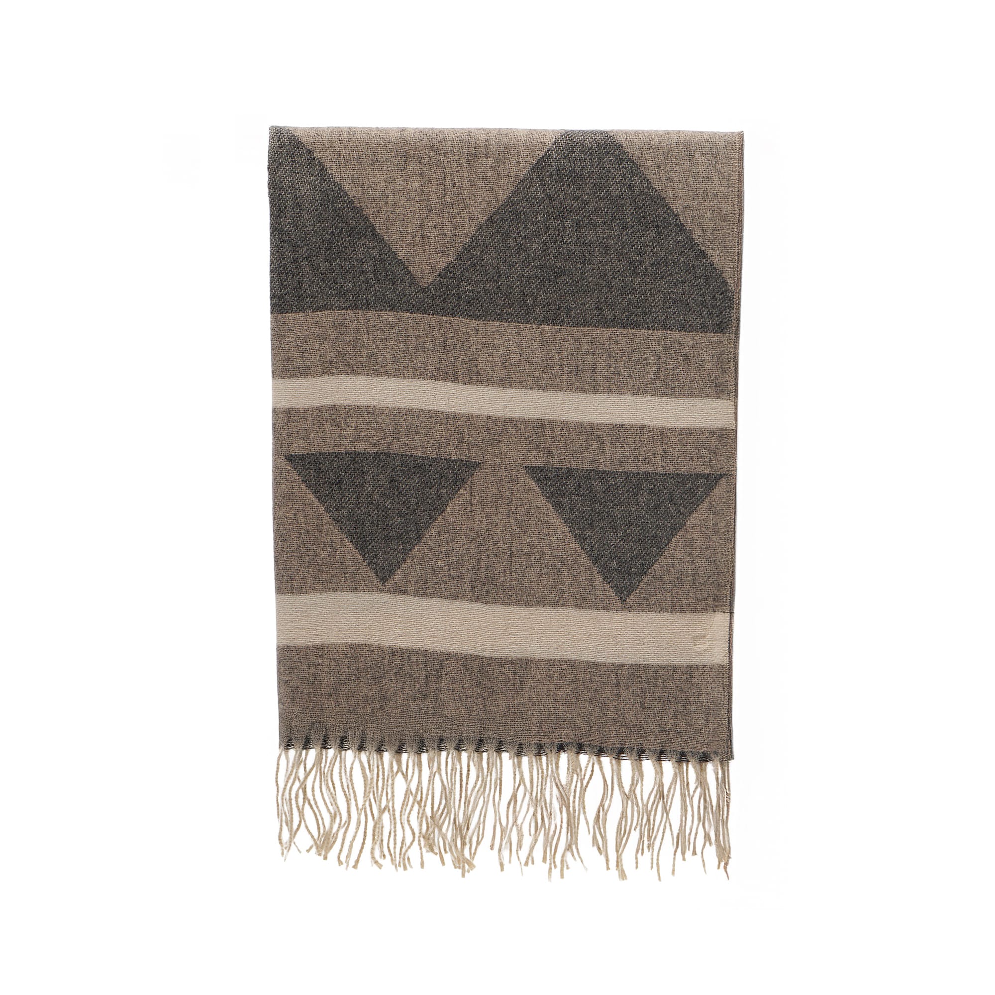 58219.BEIGEGREY-min Γυναικεία Πασμίνα 19V69 Italia | κωδ. 58219 - Image 2