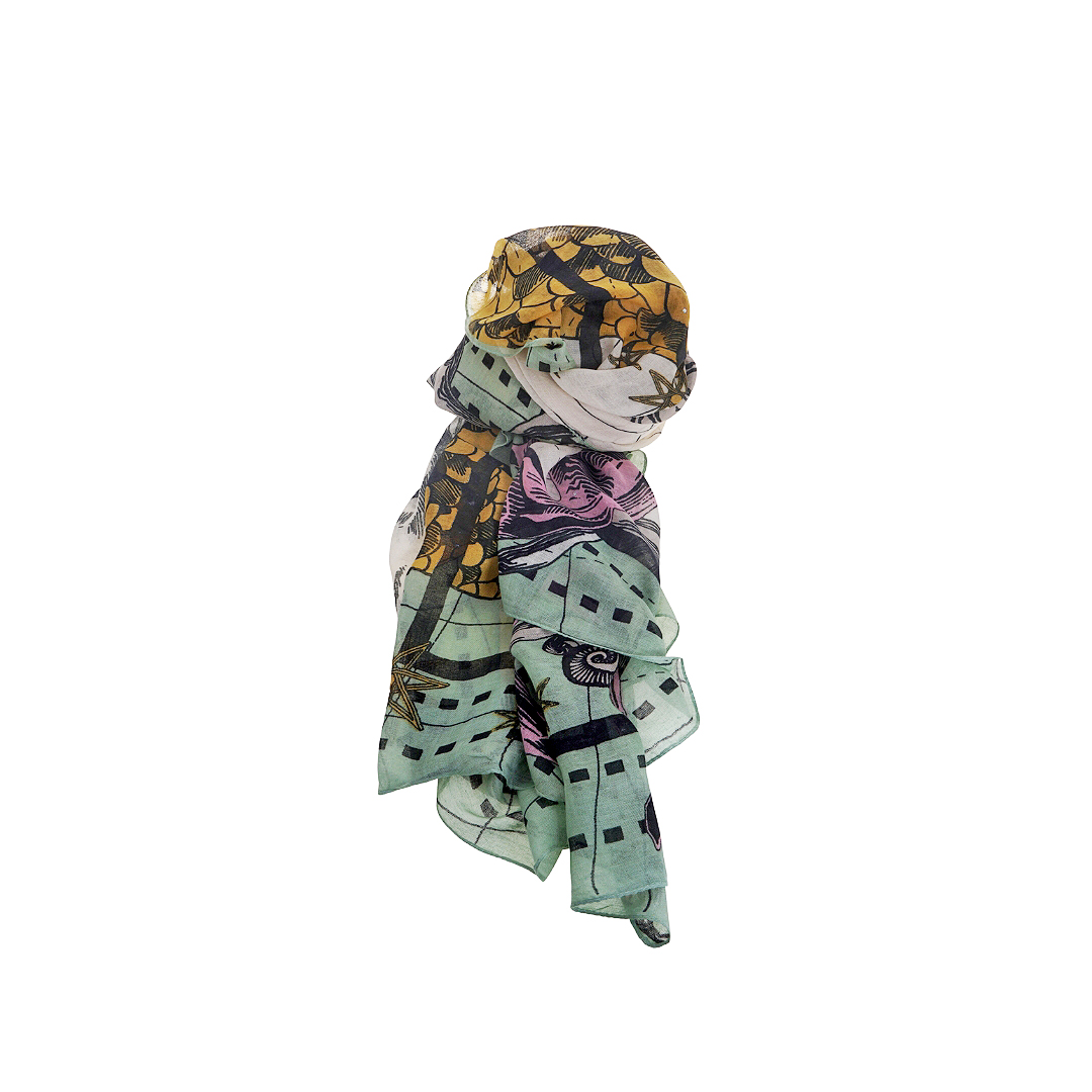 Untitled design - 1 Γυναικείο Φουλάρι Μodal-Silk 19V69 Italia | κωδ. 62627 - Image 2