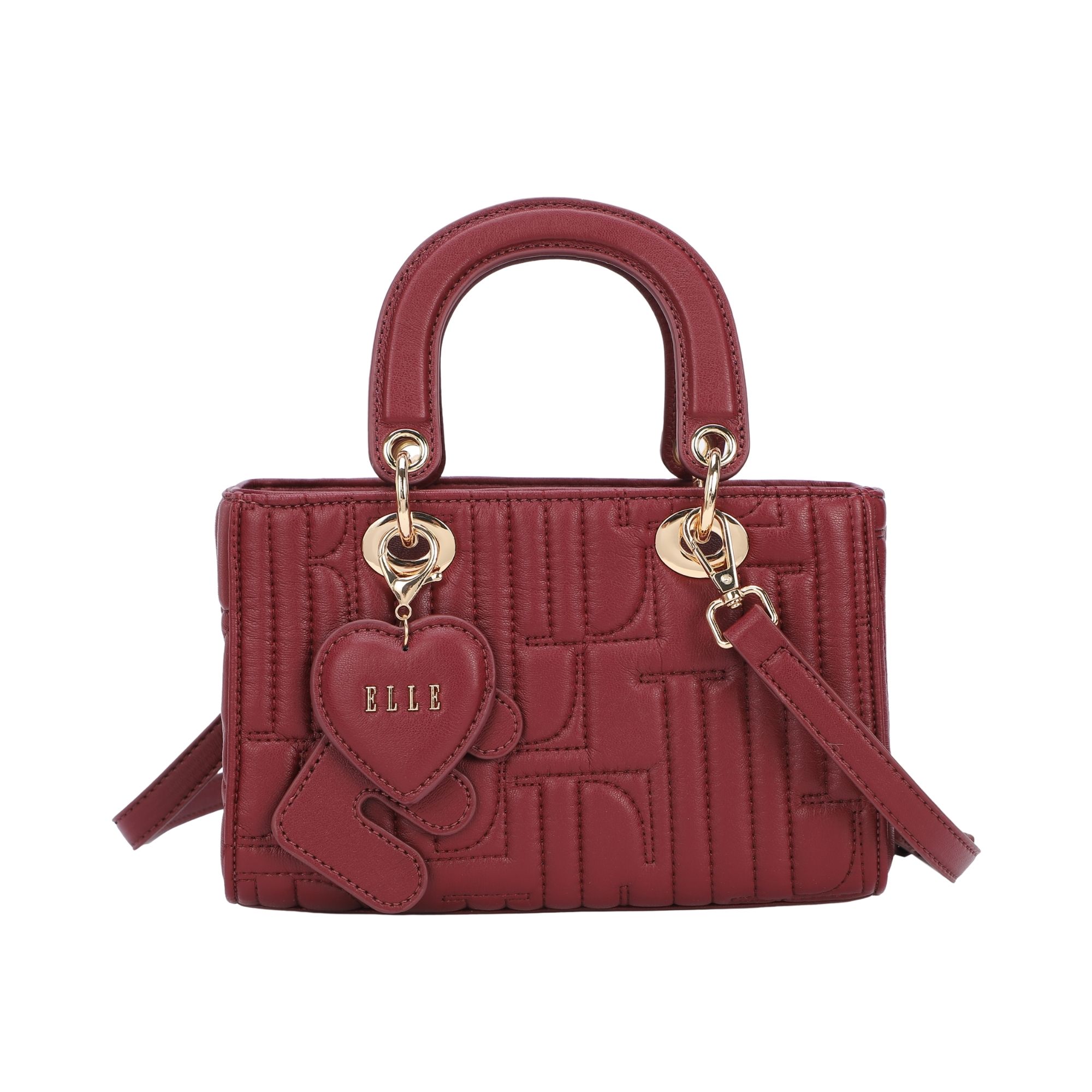 8250.BORDO_.1-1 Γυνακεία τσάντα χειρός κωδ. 8250 | ELLE - Image 3