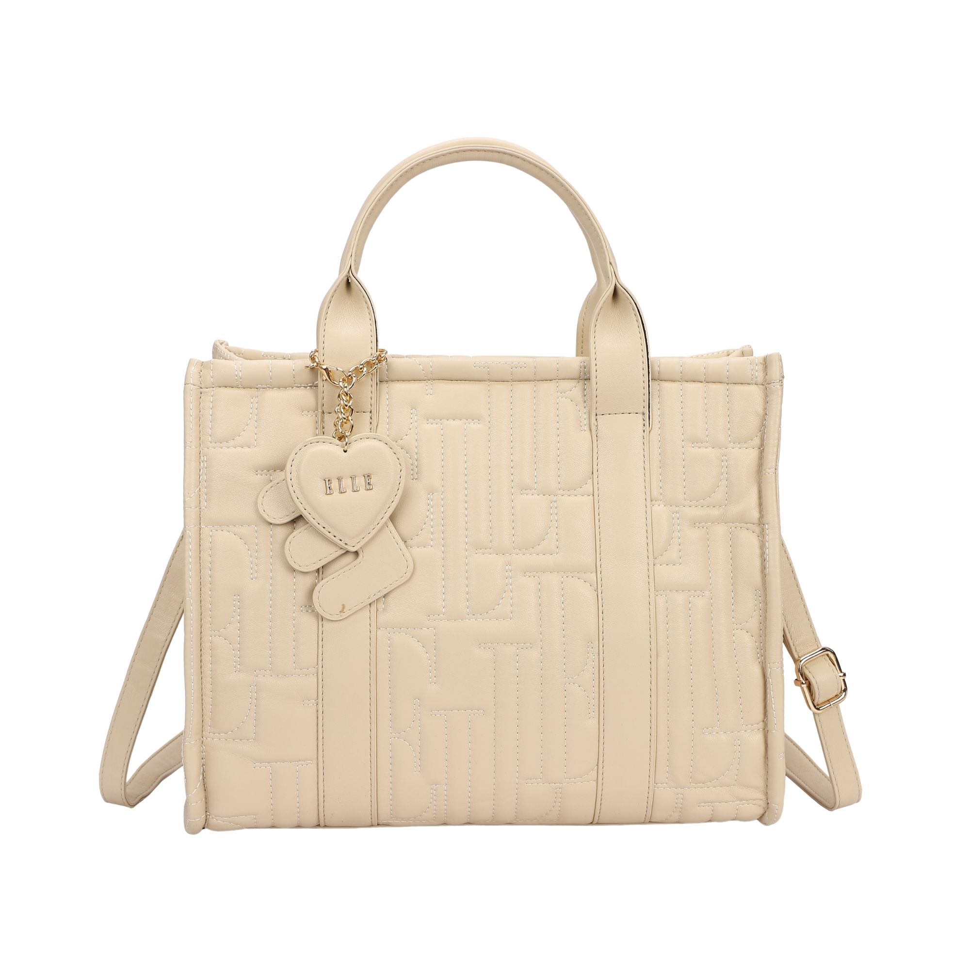 8251.BEIGE_.1-1 Γυνακεία τσάντα χειρός κωδ. 8251 | ELLE - Image 4