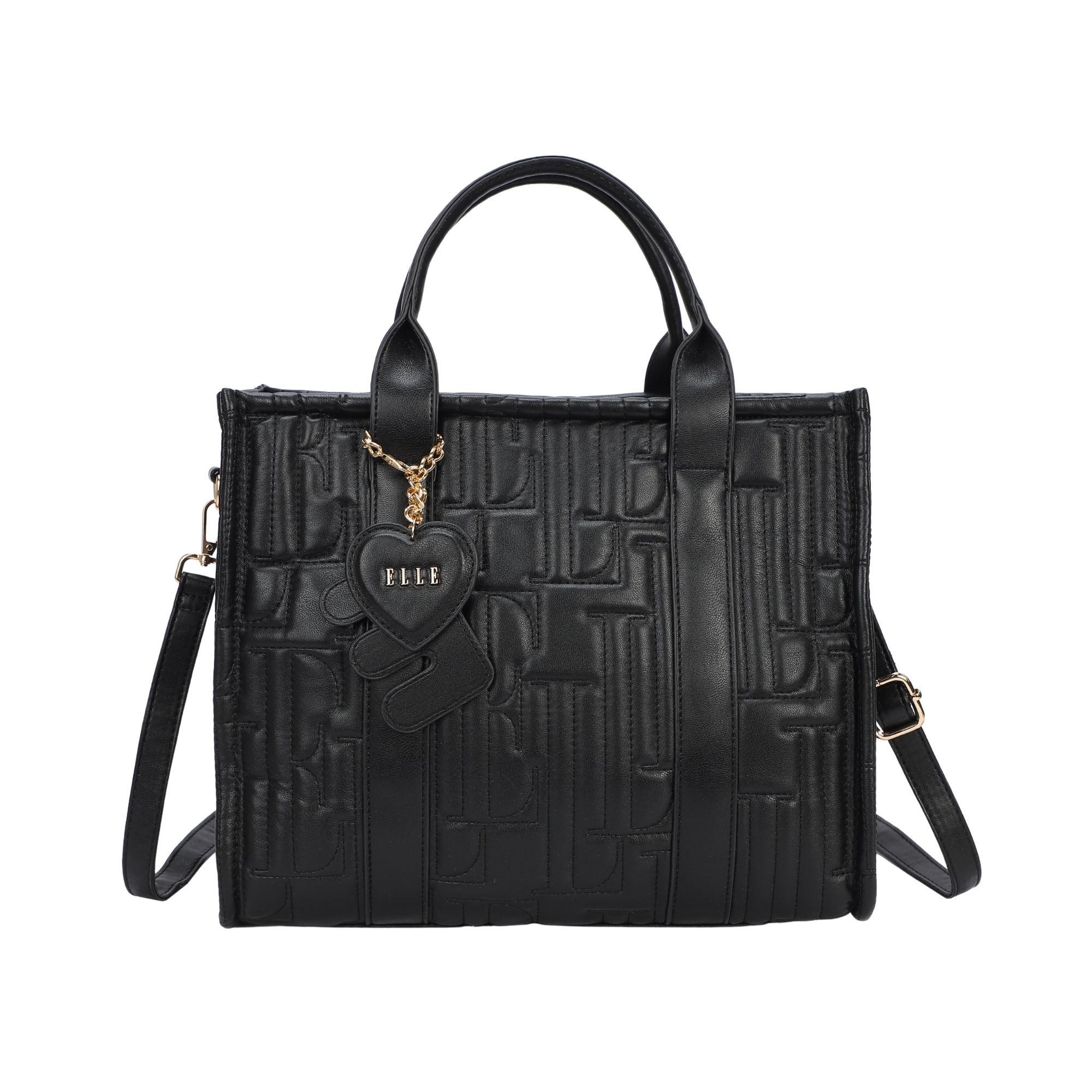 8251.BLACK_.1-1 Γυνακεία τσάντα χειρός κωδ. 8251 | ELLE - Image 2