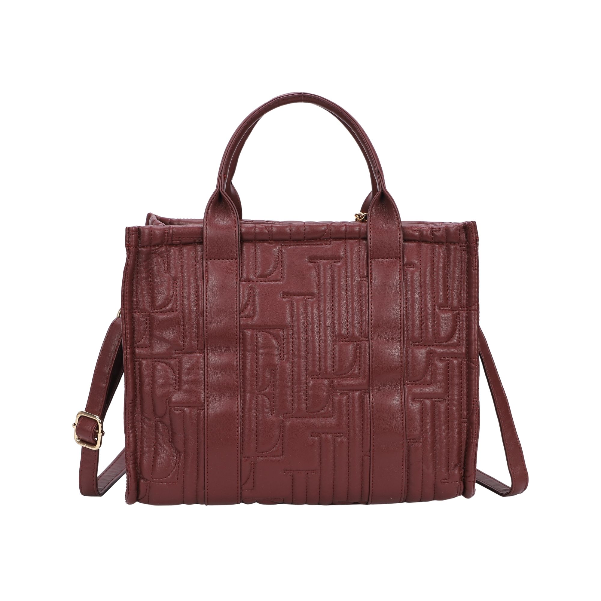 8251.BORDO_.3-1 Γυνακεία τσάντα χειρός κωδ. 8251 | ELLE - Image 1