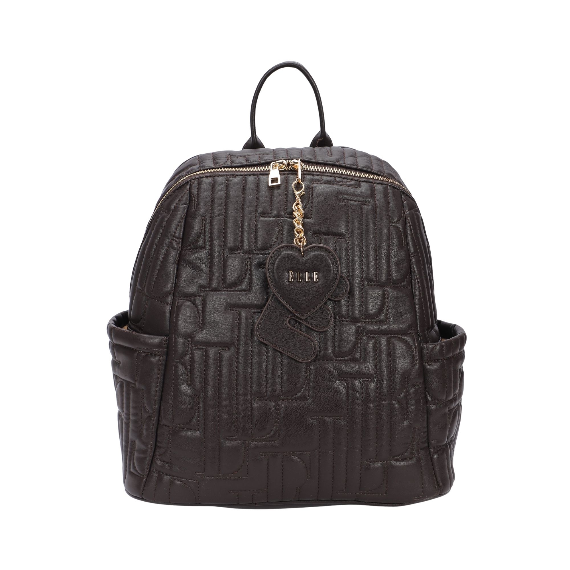 8253.CHOCOLATE.1-1 Γυνακεία τσάντα πλάτης κωδ. 8253 | ELLE - Image 2