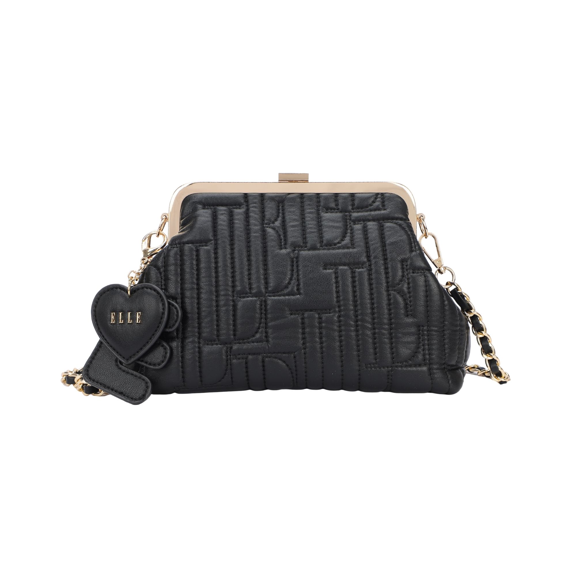 8254.BLACK_.1-1 Γυνακεία τσάντα χειρός κωδ. 8254 | ELLE - Image 3