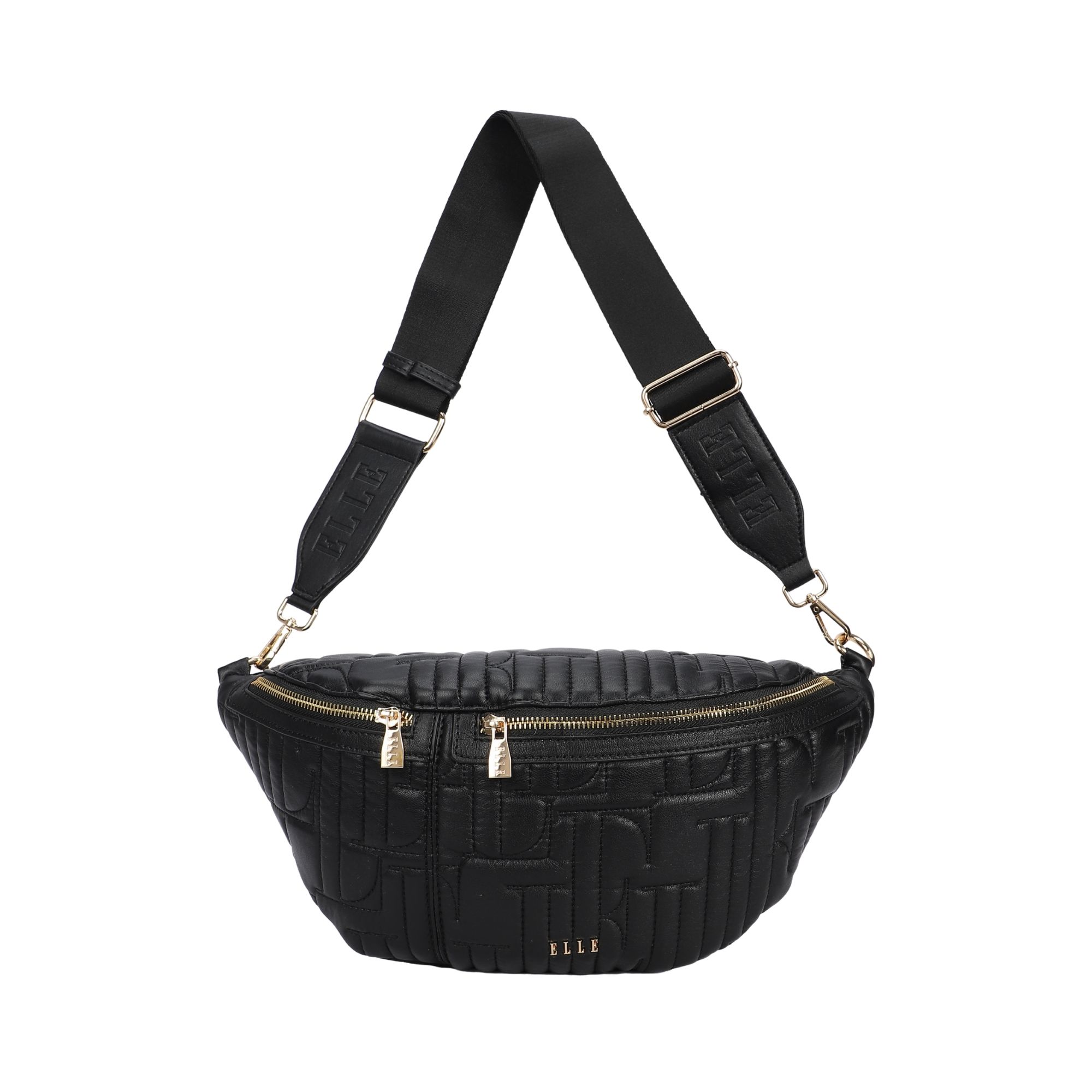 8255.BLACK_.1-1 Γυνακεία τσάντα χιαστί κωδ. 8255 | ELLE - Image 4