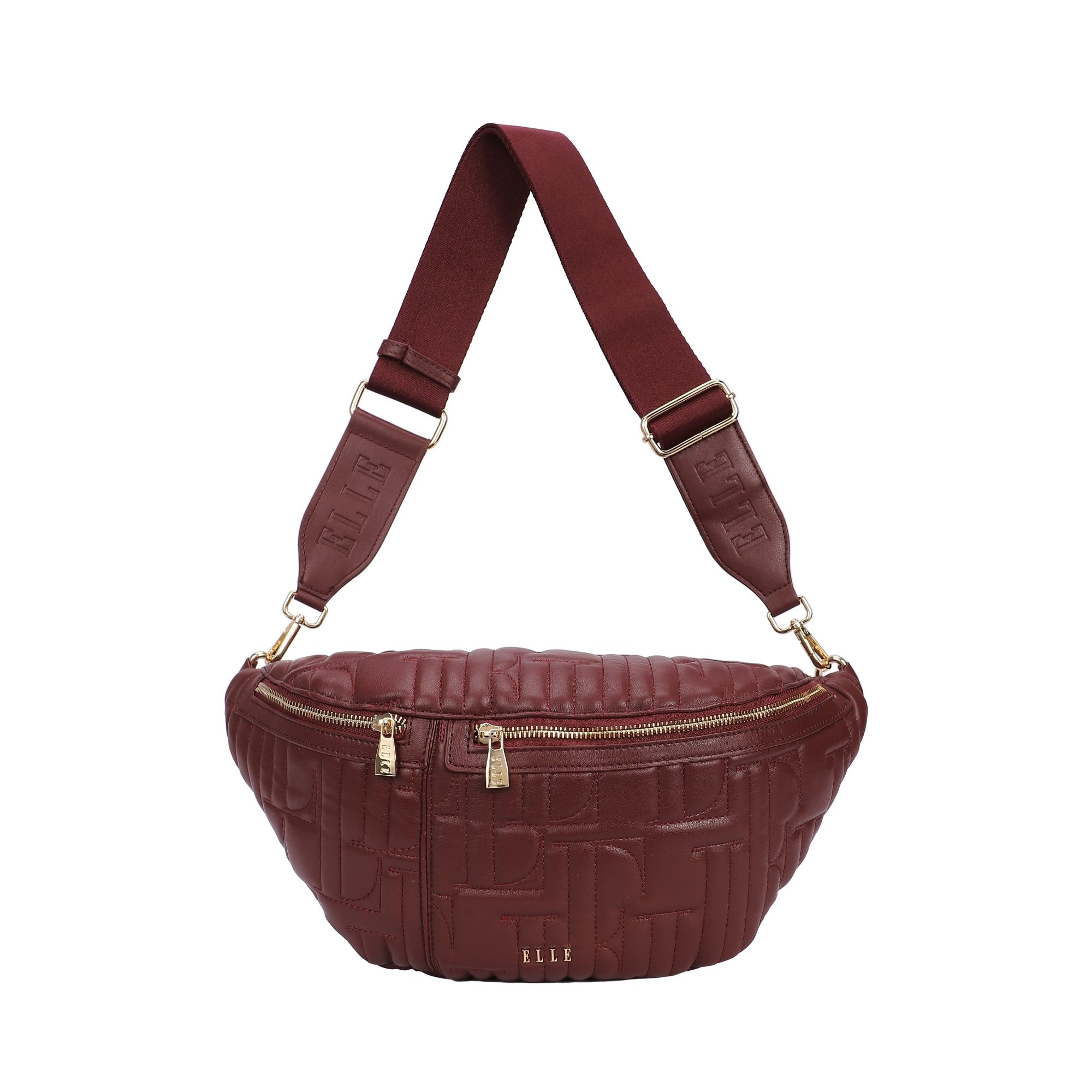 8255.BORDO_.1-1 Γυνακεία τσάντα χιαστί κωδ. 8255 | ELLE - Image 2