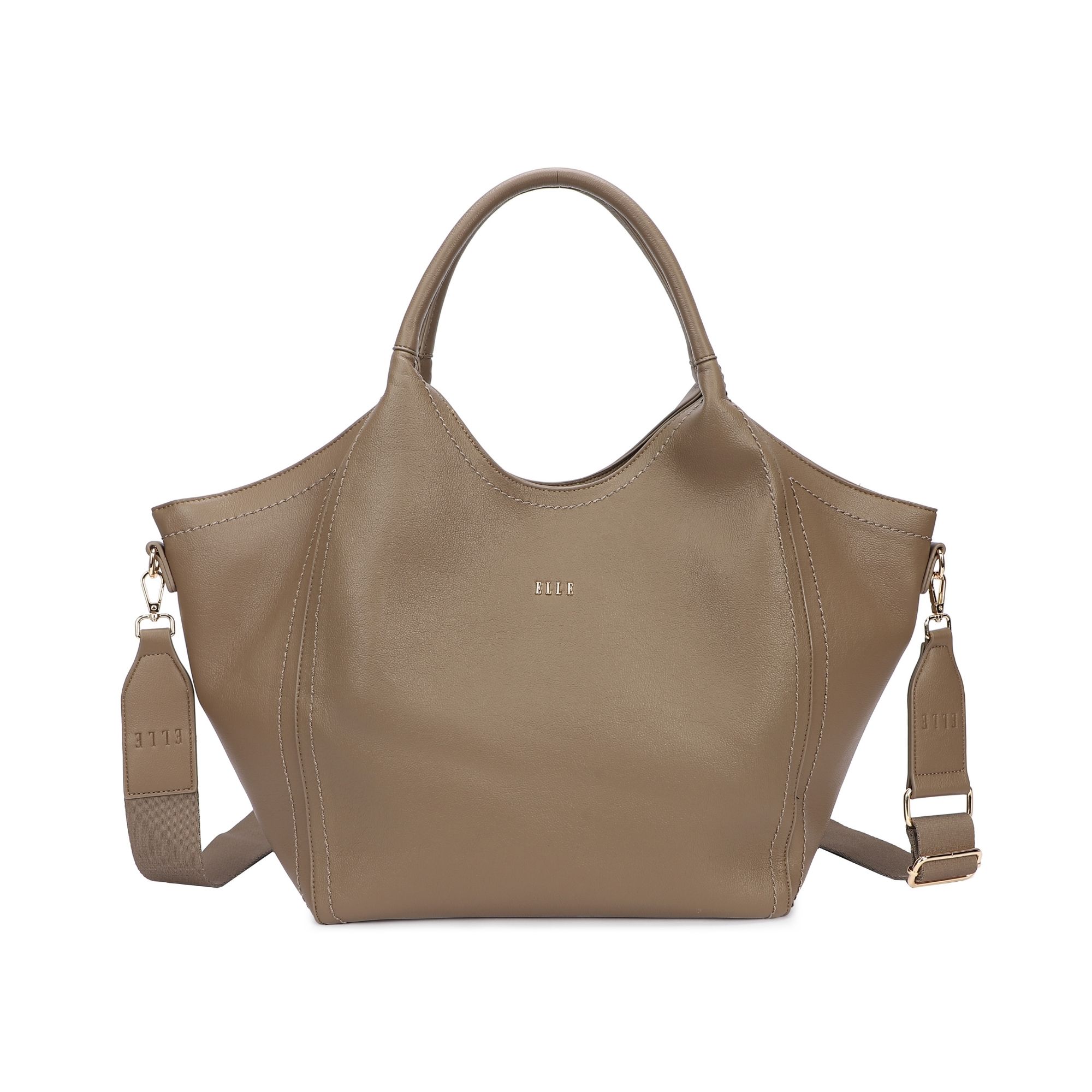 8257.TAUPE_.1-1 Γυνακεία τσάντα ώμουί κωδ. 8257 | ELLE - Image 2