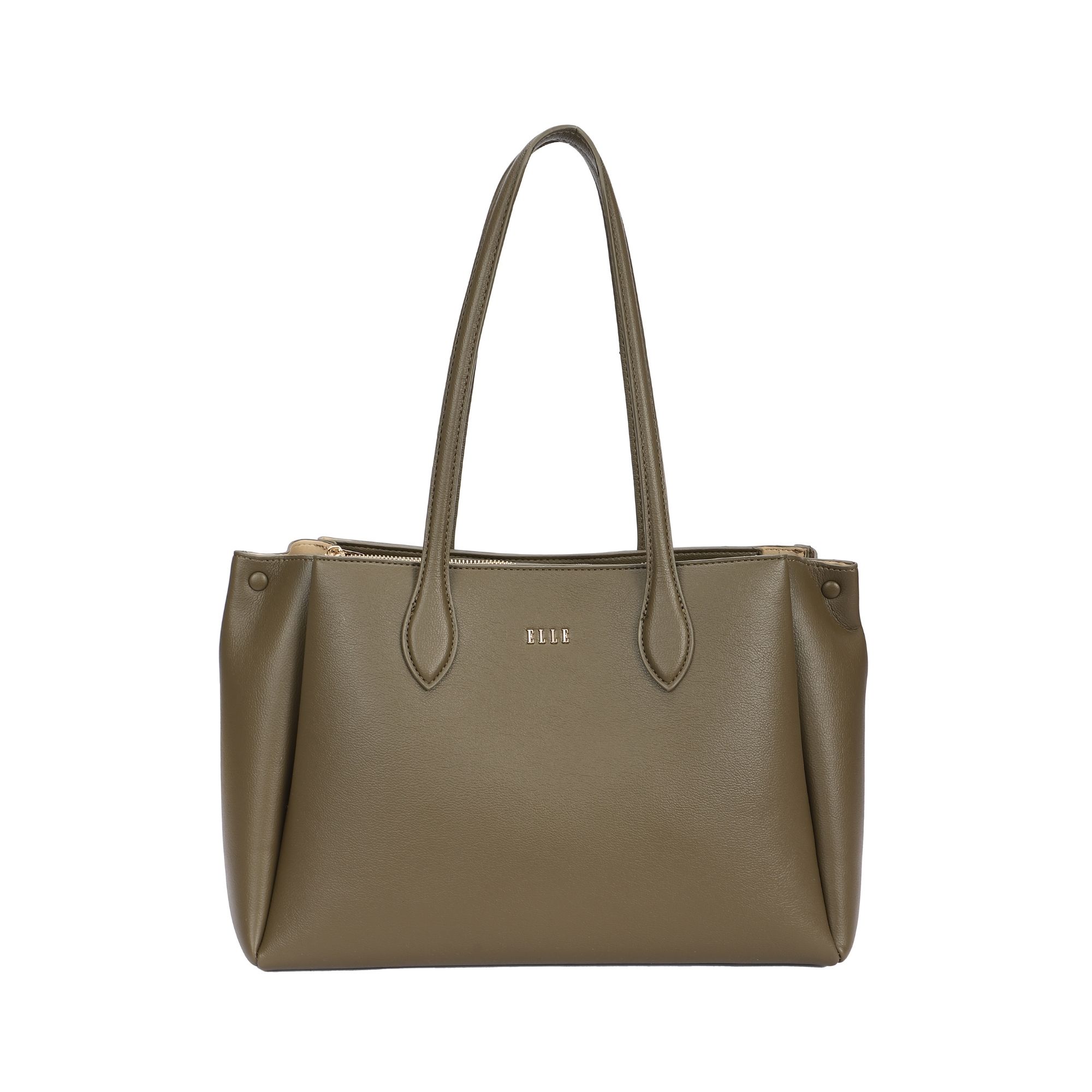 8258.ARMY-GREEN.1-1 Γυνακεία τσάντα ώμου κωδ. 8258 | ELLE - Image 2