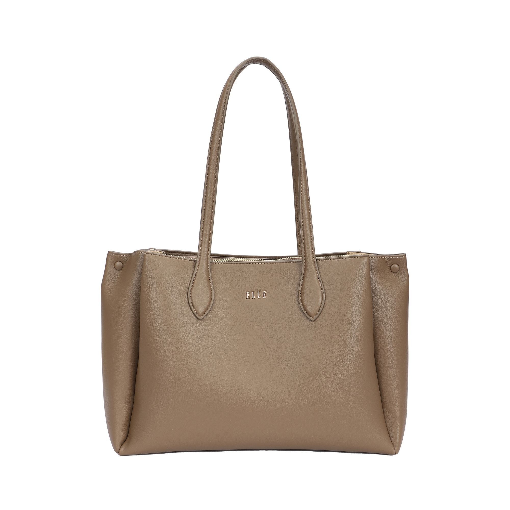 8258.TAUPE_.1-1 Γυνακεία τσάντα ώμου κωδ. 8258 | ELLE - Image 1