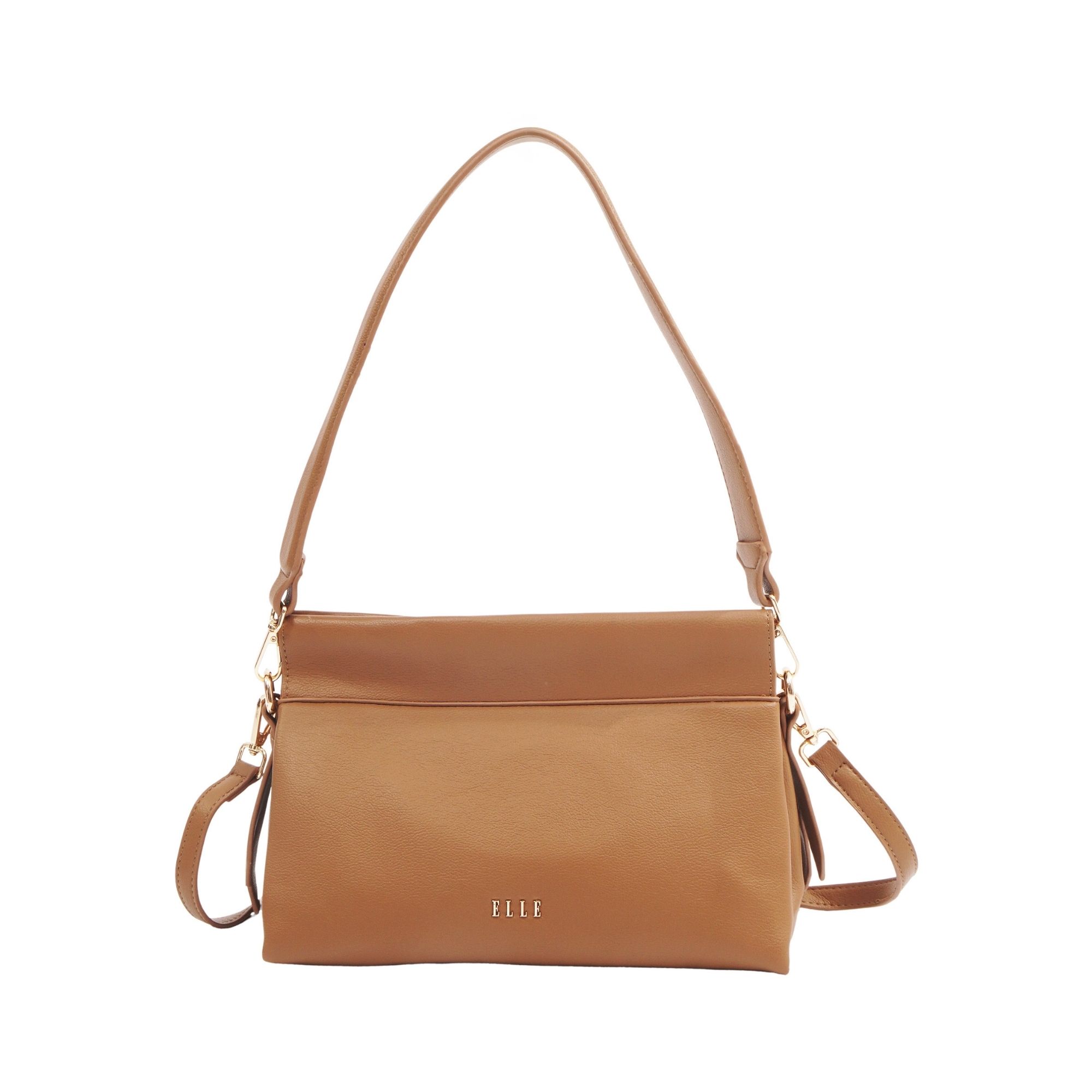 8259.CAMEL_.1-1 Γυνακεία τσάντα ώμου κωδ. 8259 | ELLE - Image 2