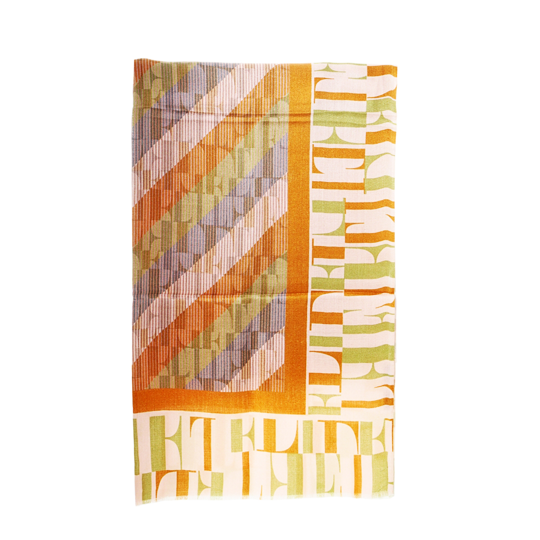 Untitled design - 1 Γυναικείο Φουλάρι 100% Modal με Λογοτυπο ELLE | κωδ. 62609 - Image 3