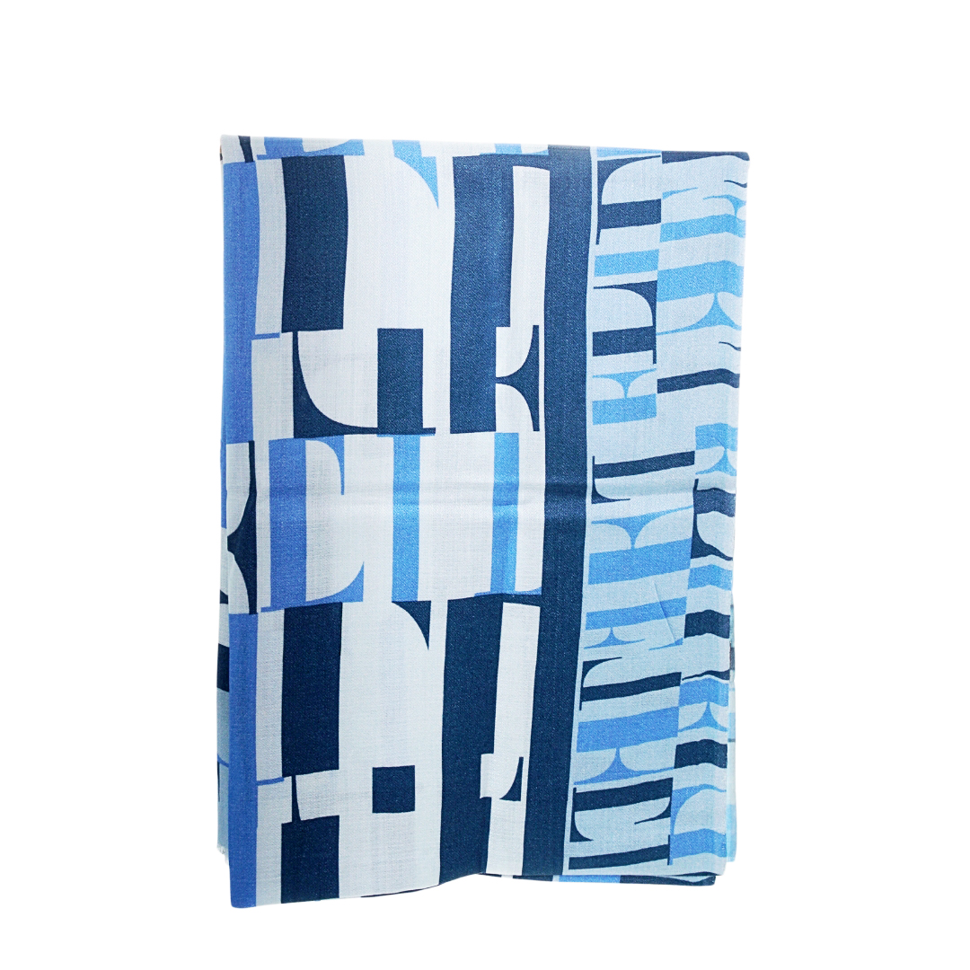 Untitled design - 1 Γυναικείο Φουλάρι 100% Modal με Λογοτυπο ELLE | κωδ. 62609 - Image 4